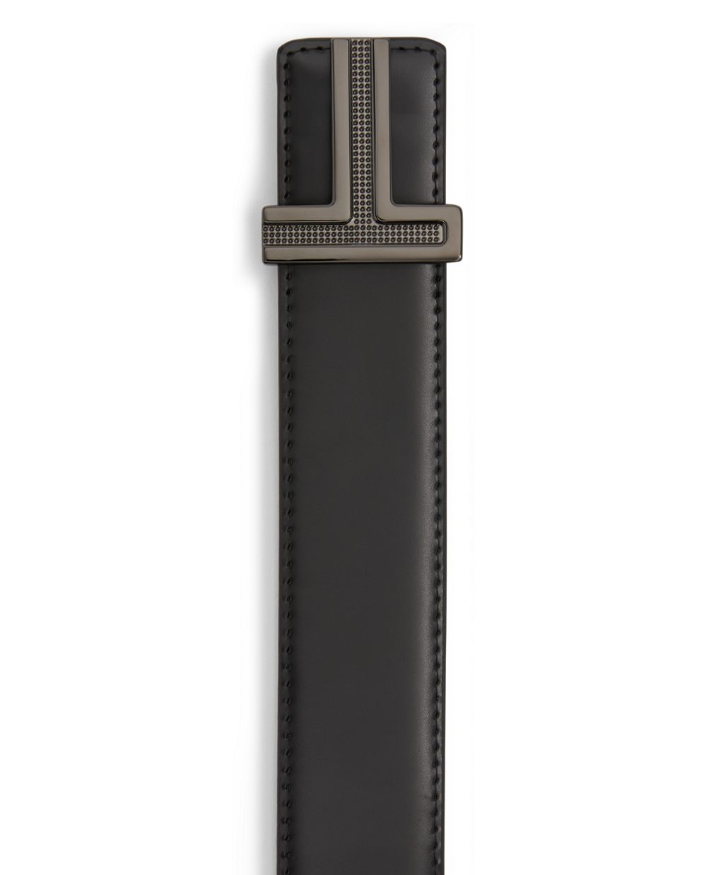 T Buckle Reversible Leather Belt 35mm 2 T Buckle Reversible Leather Belt 35mm